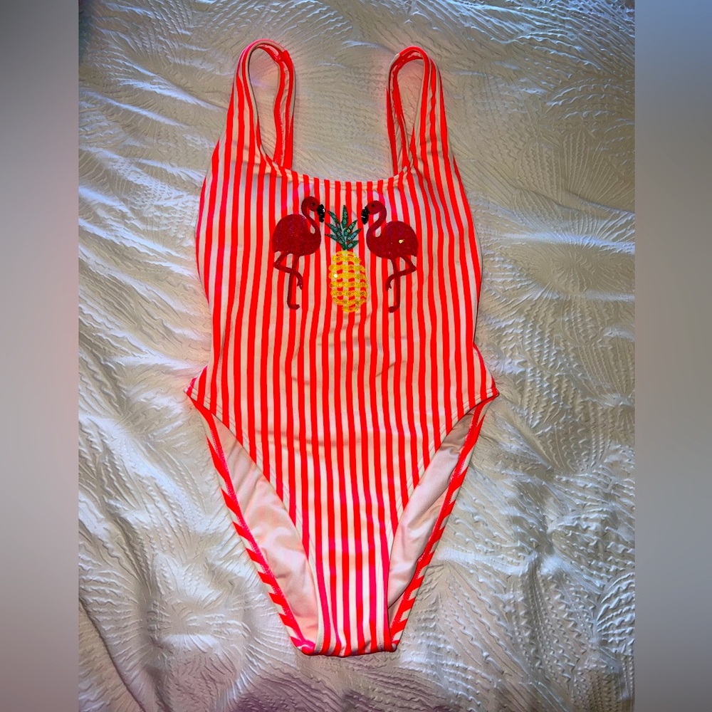 Super Cute flamingo one piece